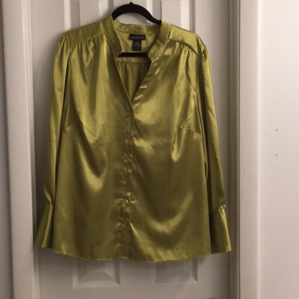 Lane Bryant satin blouse